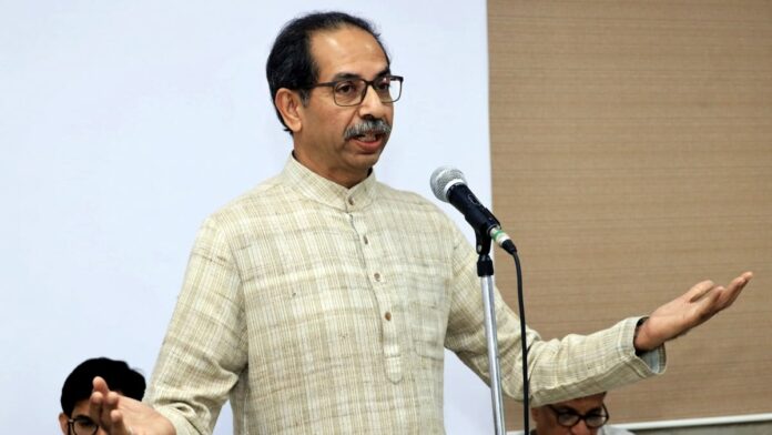 ادھو ٹھاکرے ڈومبی ولی میں انتخابی ریلی سے خطاب